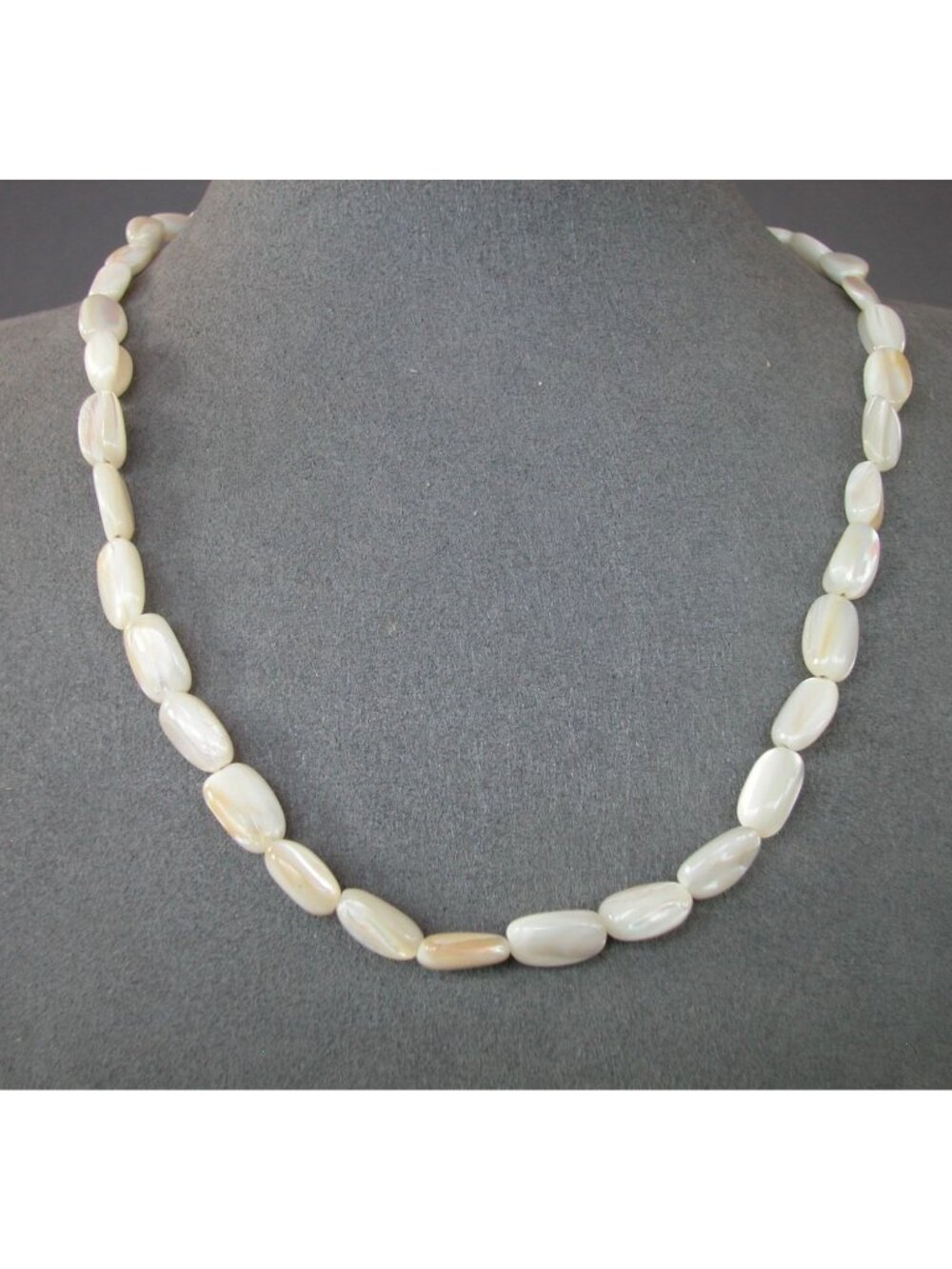 Mother-of-Pearl Bead Necklace